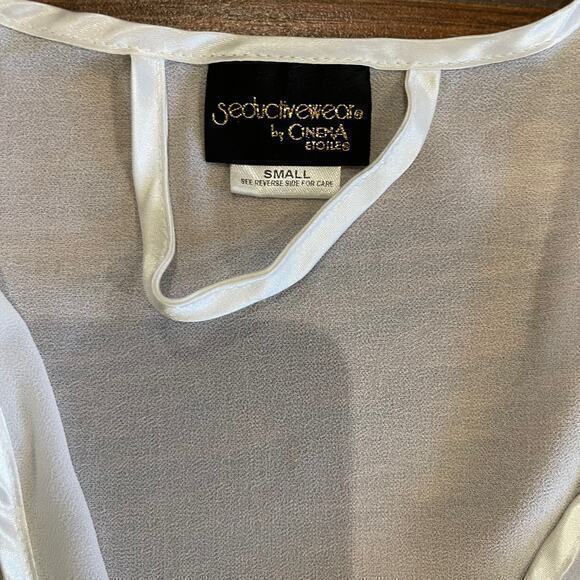 Seductivewear by Cinema Etoile White‎ Dressing Robe - Picture 5 of 6